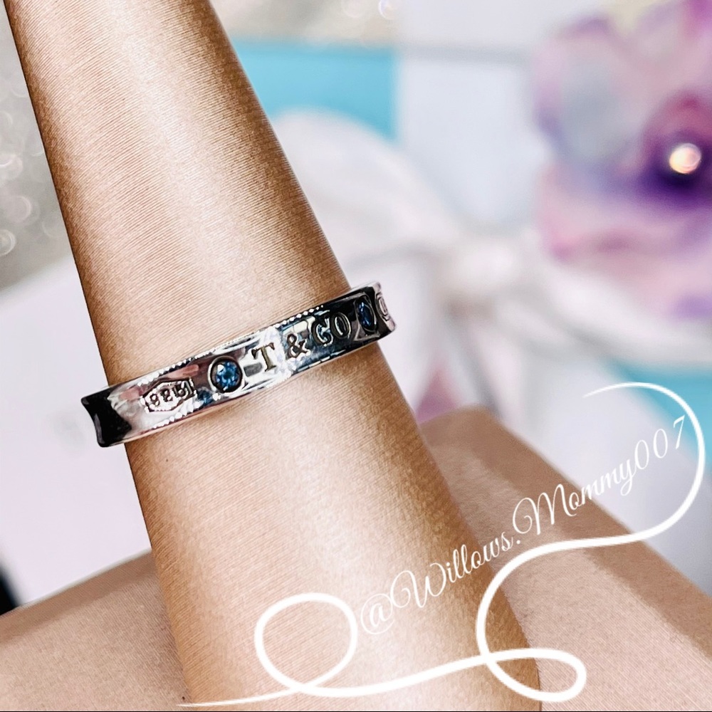 COPY - T&Co. Tiffany 1837 Montana Sapphire Band Ring